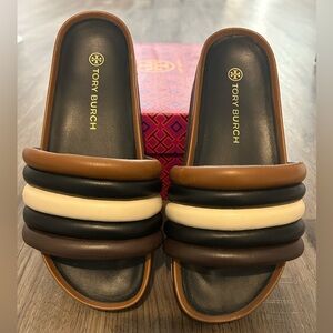 Tory Burch Quilted Flatform sandals